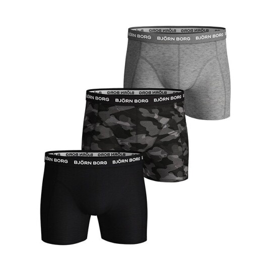 3-Pack BB Shadeline Sammy Shorts, Black Beauty Multi Large 3-Pack BB Shadeline Sammy Shorts, Black Beauty Multi Large
