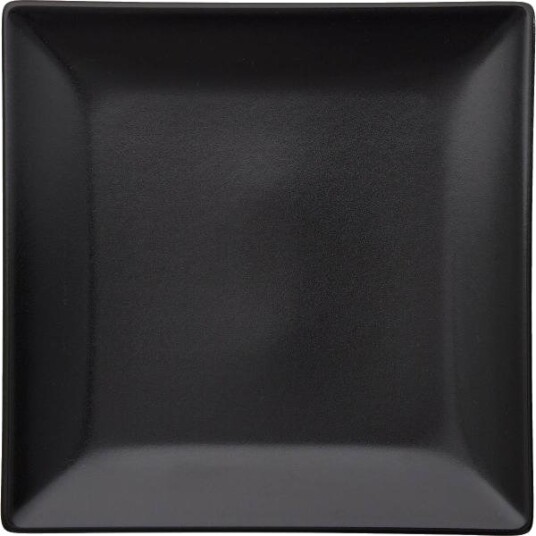 Aida - Quadro tallerken 18x18 cm svart