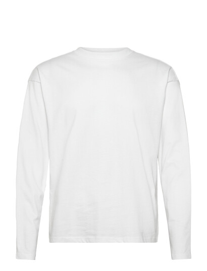 Weekday Great Boxy Long Sleeve T-Shirt - White - XL