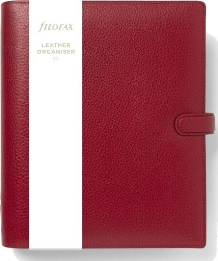 Filofax Finsbury System Calendar A5 Scarlet
