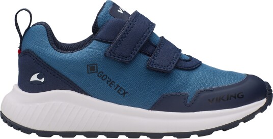 Viking Kids' Aery Track Low F GORE-TEX Denim/Navy 28, Denim/Navy
