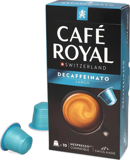 Café Royal | Koffeinfri Lungo 10 kapsler til Nespresso®