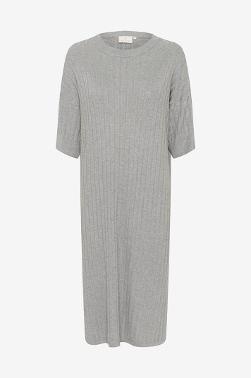 Kaffe Kjole kaLola Knit Dress Grå Kaffe Kjole kaLola Knit Dress Grå