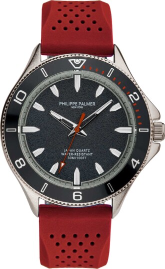 Philippe Palmer Eclipse Silver Case Black Red Philippe Palmer Eclipse Silver Case Black Red