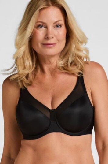 Hunkemöller Uvattert bh med bøyle minimisering Nina Svart Hunkemöller Uvattert bh med bøyle minimisering Nina Svart