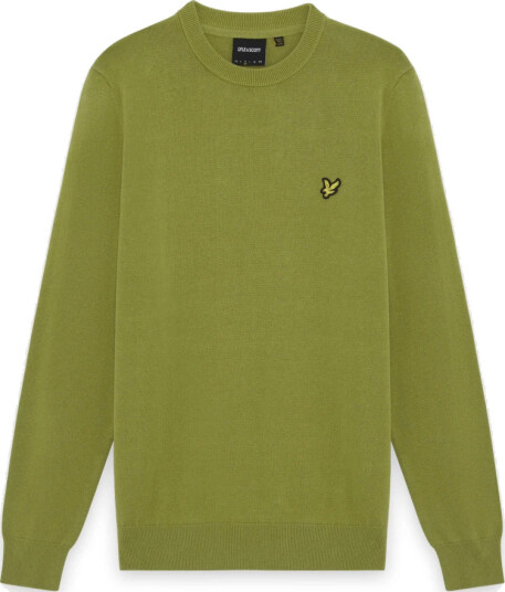 Lyle & Scott Herre Strikkevarer Grønn XL,