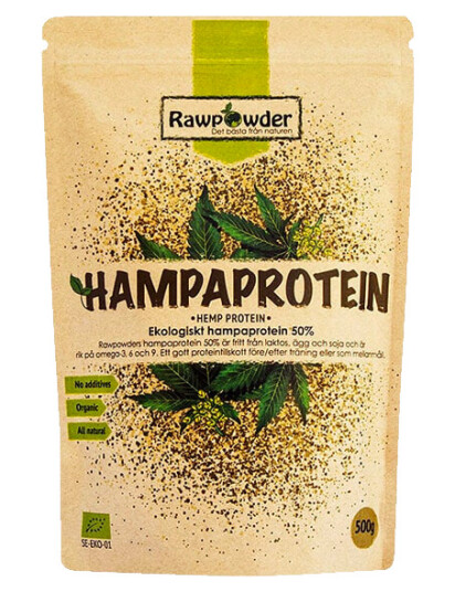 Hamp Protein 50% ØKO, 500 g