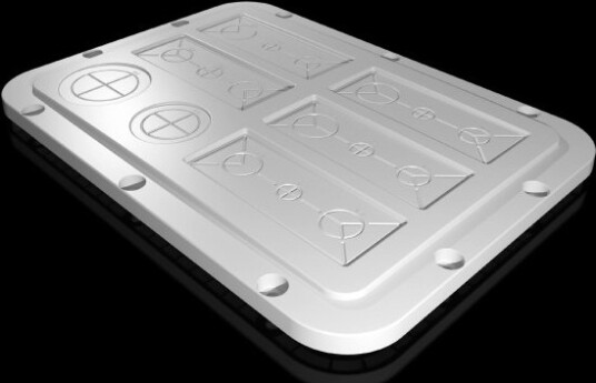 Rittal Sz 2565.200 Rackplate Lysegrå Plast Ip66 301 Mm 221 Mm 2565200
