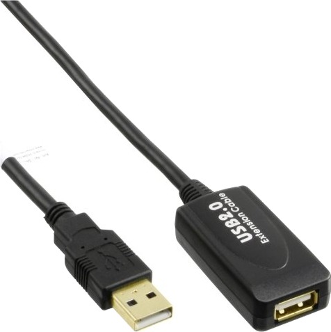 Inline 34614I 25 M Usb A Usb A Usb 2.0 Hankjønn/Hunkjønn Sort