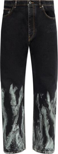 Off White Herre Jeans Svart W31,