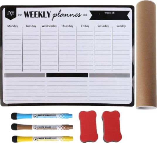 Ukentlig Planlegger Myk Magnetisk Whiteboard Kjøleskapsmagneter Tegne Oppslagstavle Påminnelse Notatblokk Kalender Ukentlig Planlegger Myk Magnetisk Whiteboard Kjøleskapsmagneter Tegne Oppslagstavle Påminnelse Notatblokk Kalender