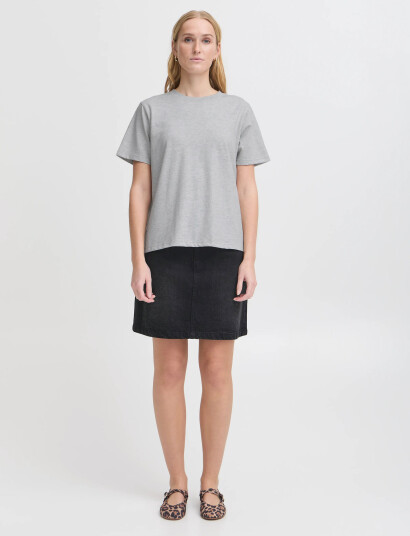 ICHI Ihpalmer Loose Ss - Grey - XL