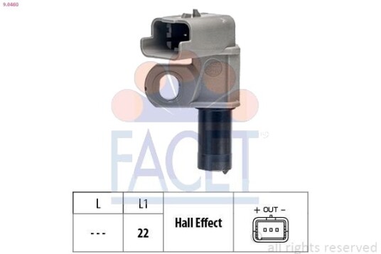 Sensor, kamakselposisjon FACET 9.0460