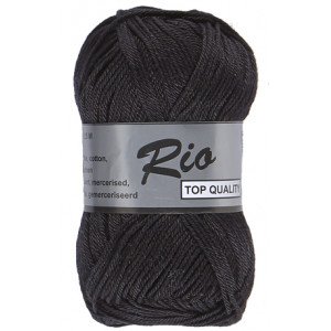 Lammy Rio Garn Unicolor 01 Sort Lammy Rio Garn Unicolor 01 Sort