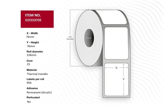 CAPTURE Label 76x76 - Core 25.