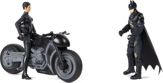 DC Comics Batman Selina Kyle Chase 2 Figurer & Motorsykkel