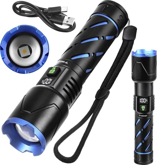 Northio Lommelykt Taktisk LED 800 lm Oppladbar Vanntett