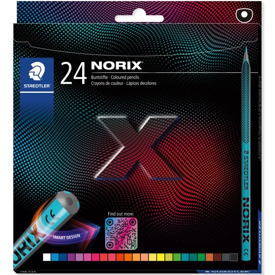 Staedtler Fargeblyanter Norix 24-pakning