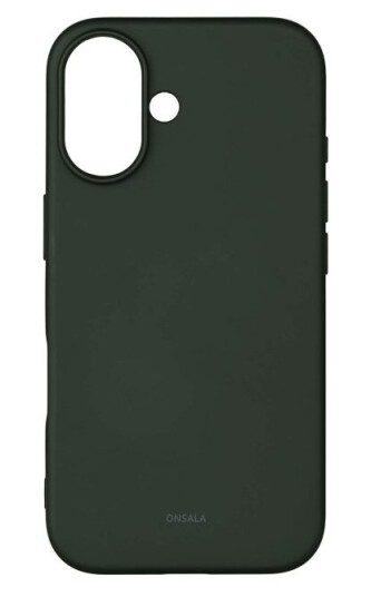 Onsala MagSeries iPhone 16 Silikondeksel Olivengrønn