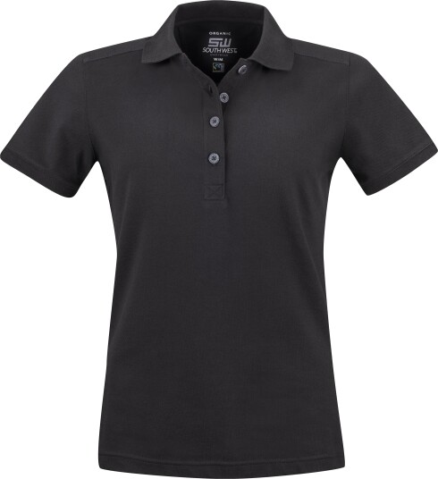 SouthWest Dame Magda Polo Svart 1 stk SBG-338-99 S