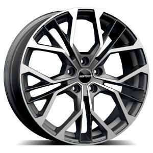 GMP Matisse Matt Anthracite Diamond 6.5x16 4x108 ET16 B65.1 GMP Matisse Matt Anthracite Diamond 6.5x16 4x108 ET16 B65.1