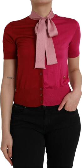 Dolce & Gabbana Dame Strikkevarer Rosa S,