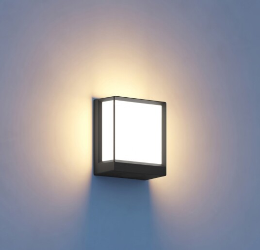 L 40 C utendørs LED vegglampe antrasitt 3 000 K – STEINEL L 40 C Bluetooth Balkong Metall Kantet