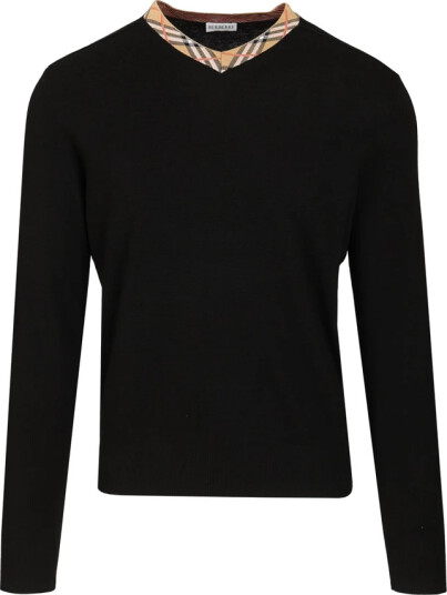 Burberry Herre Strikkevarer Svart XL,