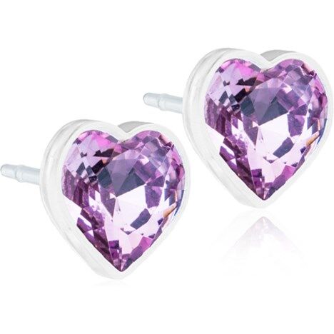 Blomdahl Medical Plastic Heart 6mm Amethyst Blomdahl Medical Plastic Heart 6mm Amethyst