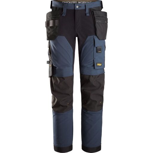 Snickers Workwear bukse softshell blasort str 46