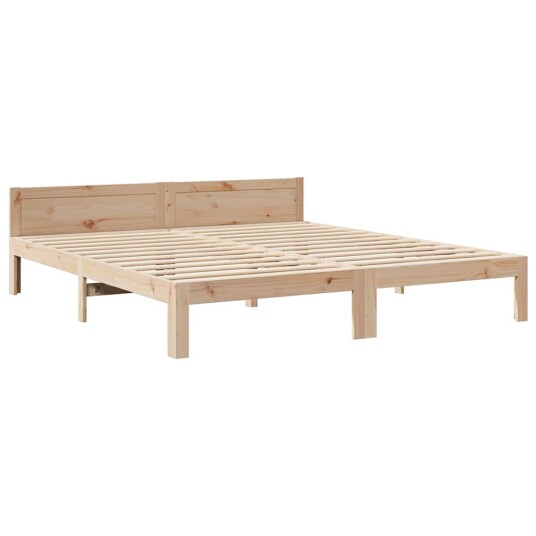 Familiesengeramme uten madrass 240x200 cm heltre furu 8721158648365
