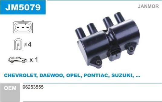 Tennspole coil JANMOR JM5079