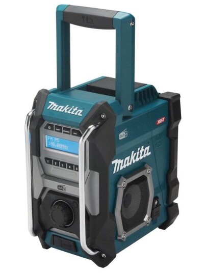 Makita MR003GZ Byggradio med DAB+ og FM, Batteridrevet, Allværsbeskyttelse, Blå Makita MR003GZ Byggradio med DAB+ og FM, Batteridrevet, Allværsbeskyttelse, Blå