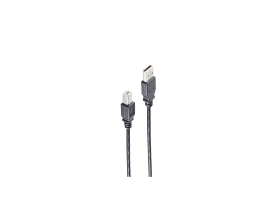 Shiverpeaks Bs13-23015 Usb-Kabel 0,5 M Usb 2.0 Usb A Usb B Sort Bs13-23015
