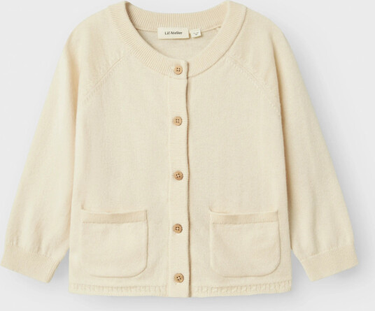 Lil"Atelier Nmnnord Wo/Co Ls Knit Card Lil Cream 98 Lil"Atelier Nmnnord Wo/Co Ls Knit Card Lil Cream 98