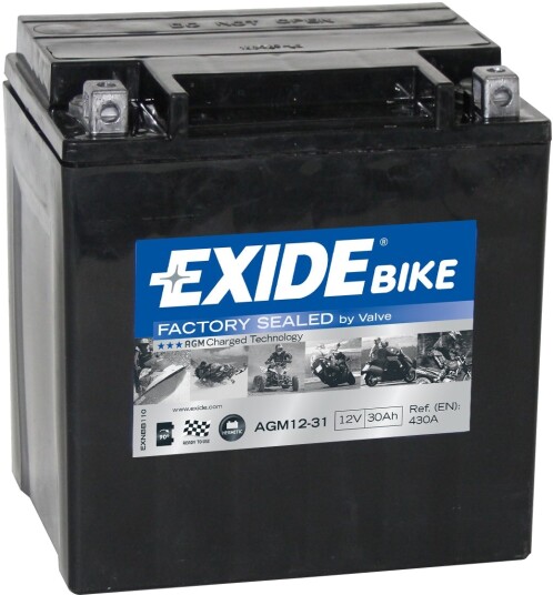 Exide Batteri vannscooter 12V 18-30 Ah - 30 - 165x130x175 - 430 Exide Batteri vannscooter 12V 18-30 Ah - 30 - 165x130x175 - 430