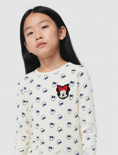 Minnie Mouse Tshirt - Cream - 128