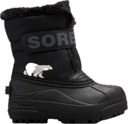 Sorel Childrens Snow Commander Boot Black/charcoal 12 Sorel Childrens Snow Commander Boot Black/charcoal 12