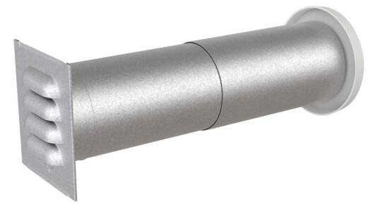 Flexit Veggventil Med Sjalusirist Aluz Ã˜100 220-400mm - 49097