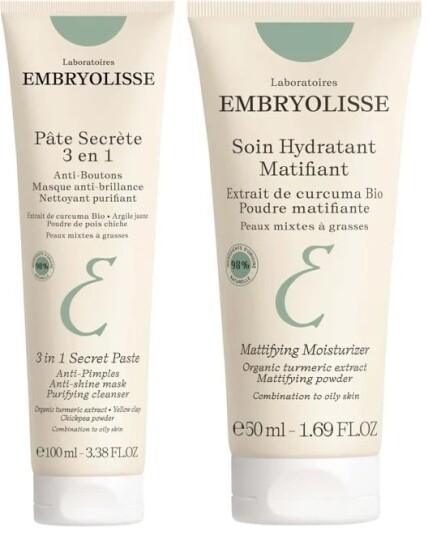 Embryolisse 3-in-1 Secret Paste 100 ml + Mattifying Moisturizer 50 ml Embryolisse 3-in-1 Secret Paste 100 ml + Mattifying Moisturizer 50 ml