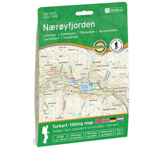 Nærøyfjorden 1:50 000 Nærøyfjorden 1:50 000