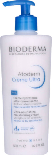 Bioderma Atoderm Fuktighetsgivende Dagkrem 500 ml for Tørr og Sensitiv Hud Bioderma Atoderm Fuktighetsgivende Dagkrem 500 ml for Tørr og Sensitiv Hud