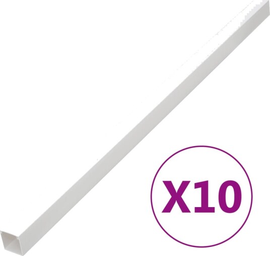 vidaXL Kabelkanal 40x25 mm 10 m PVC
