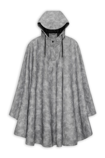 Rains   Regnponcho Cape W3   Grå