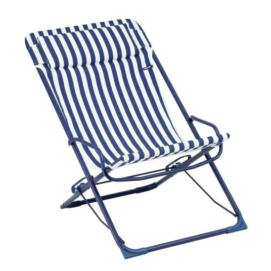 Transaswing Folding Rocking Deckchair Blue Transaswing Folding Rocking Deckchair Blue