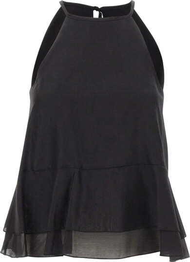 Kaos Dame Topper Svart XL,