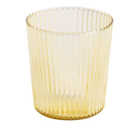 Paveau Ribbed Elegance glass Cable 25 cl gul Paveau Ribbed Elegance glass Cable 25 cl gul
