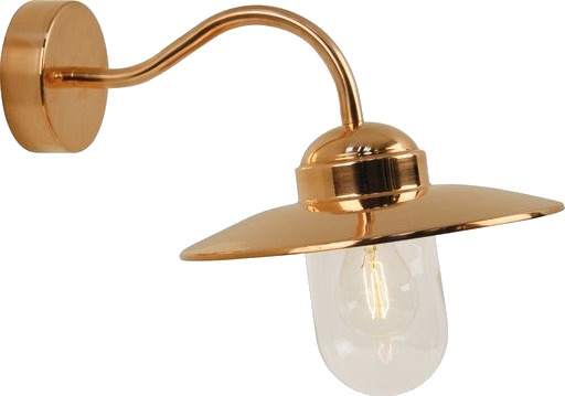 Nordlux Luxembourg vegglampe utendørs E27 IP54 - Kobber Nordlux Luxembourg vegglampe utendørs E27 IP54 - Kobber