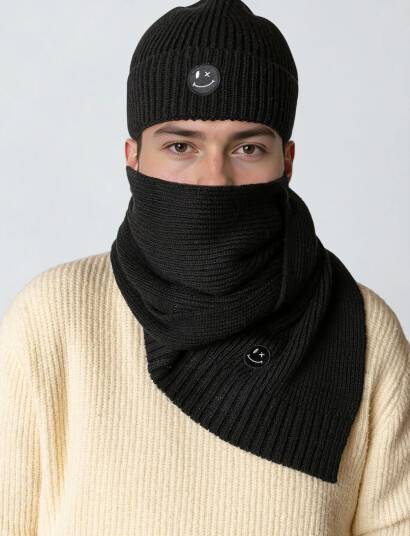 Clean Cut Copenhagen Patrick Beanie - Black - ONE SIZE