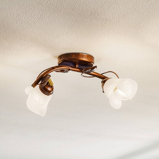 Lamkur Taklampe Siena florentinstil 2 lyskilder Lamkur Taklampe Siena florentinstil 2 lyskilder